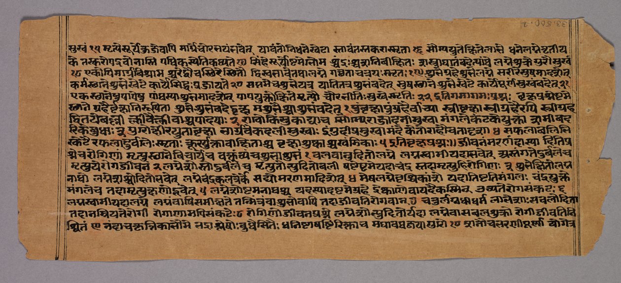 Page from the Prasnapradipa, a Hindu Astrology Text by Unknown artist