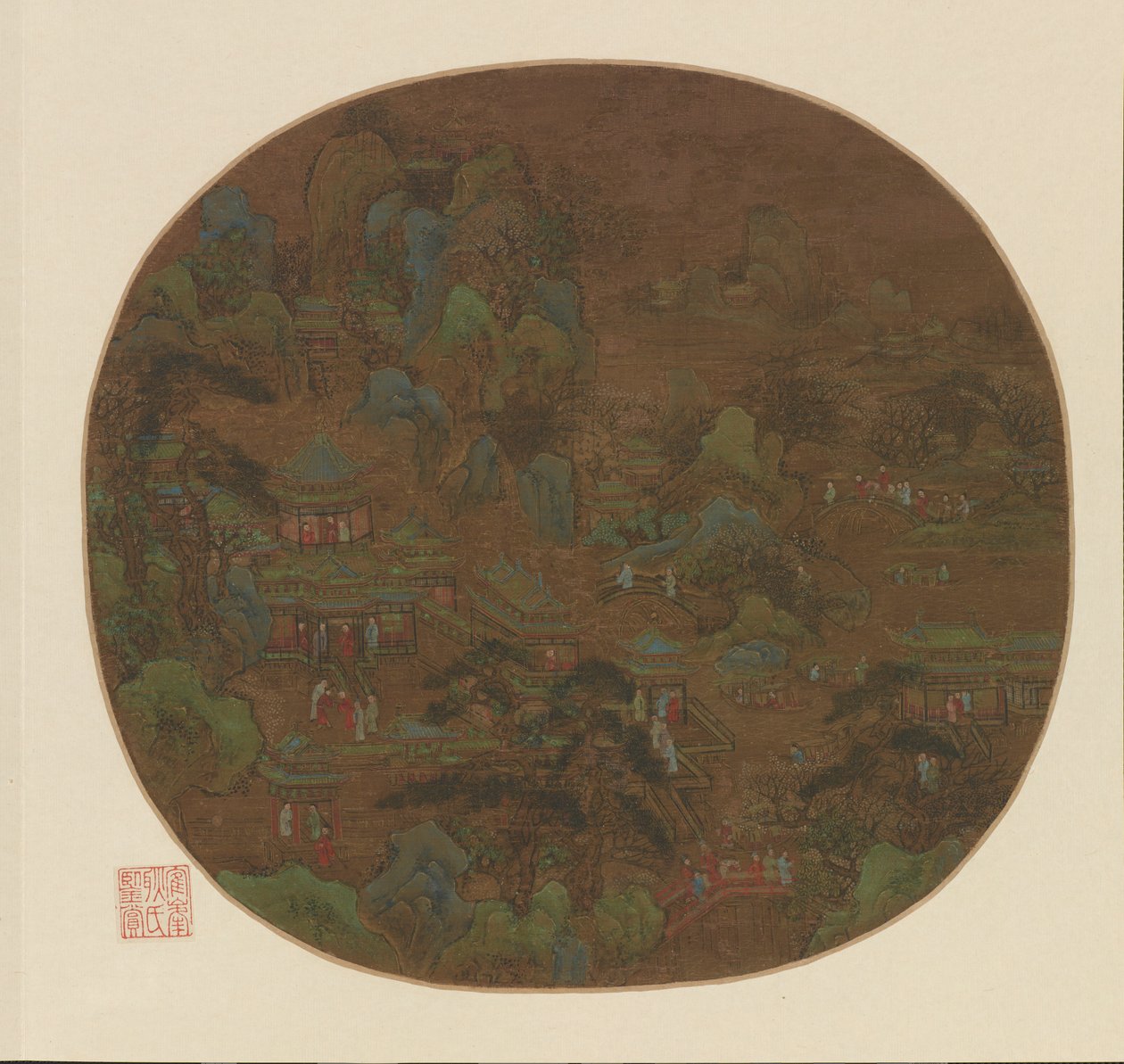 Palace and Gardens by Unknown artist