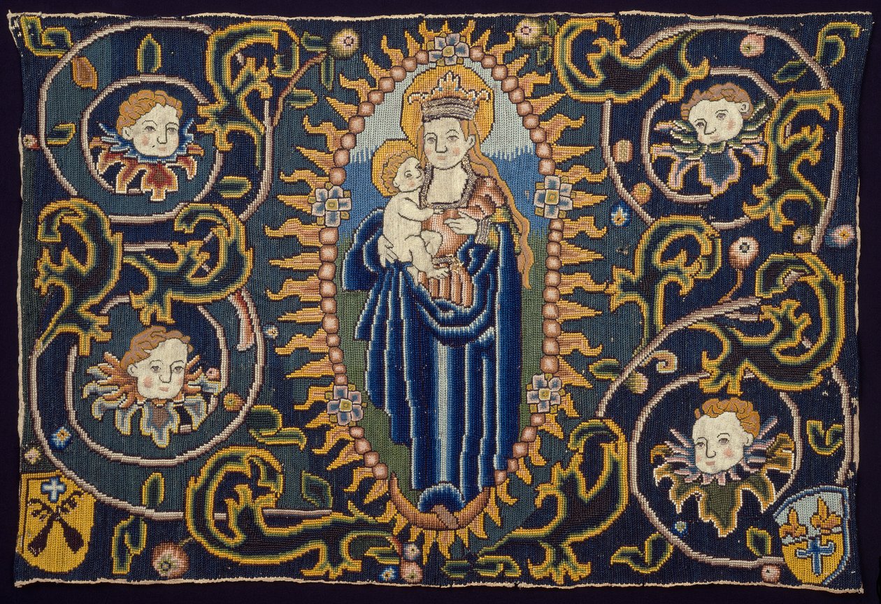 Panel Depicting Madonna and Child by Unknown artist