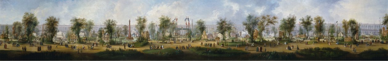 Panoramic View of the 1867 Universal Exhibition, Champ-de-Mars by Unknown artist