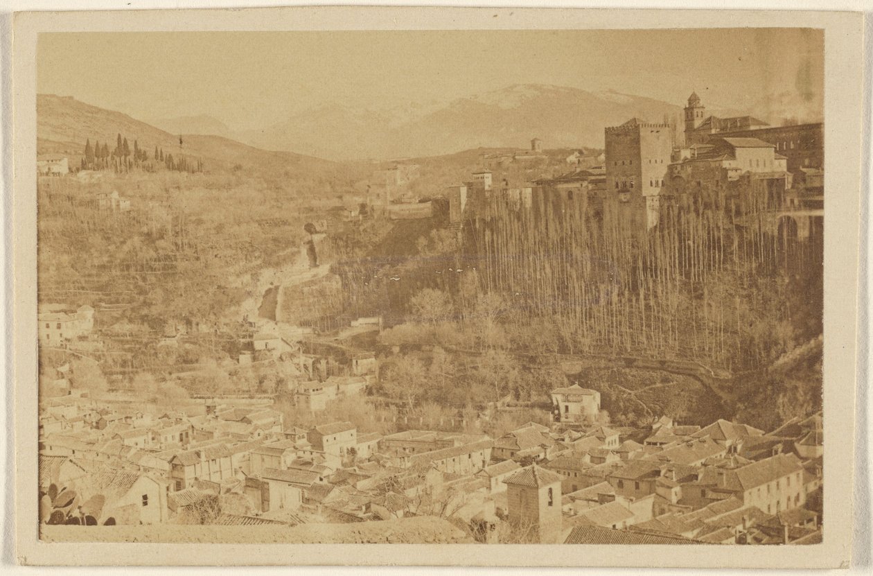 Panoramic View of the Alhambra, Granada, Spain by Unknown artist