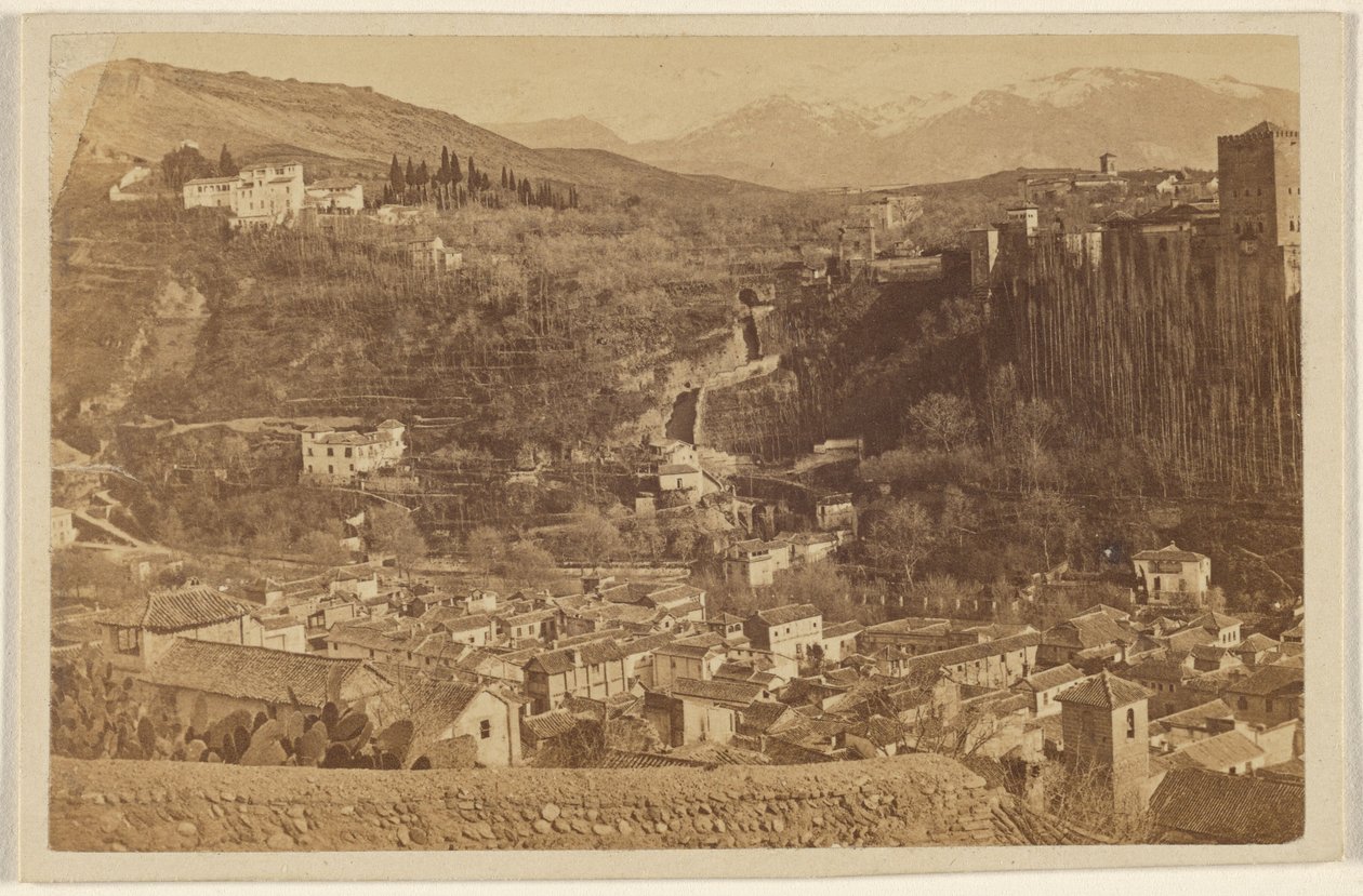 Panoramic View Surrounding the Alhambra by Unknown artist