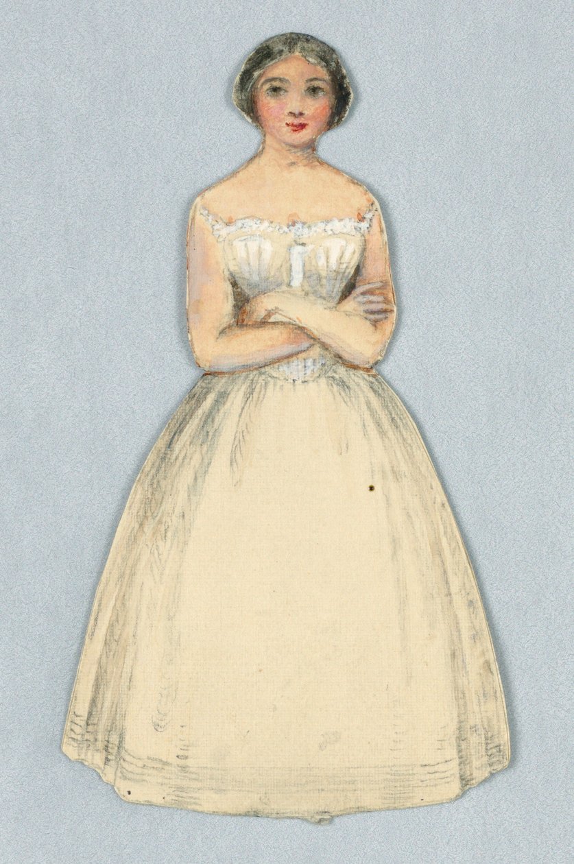 Paper Doll in Petticoats by Unknown artist