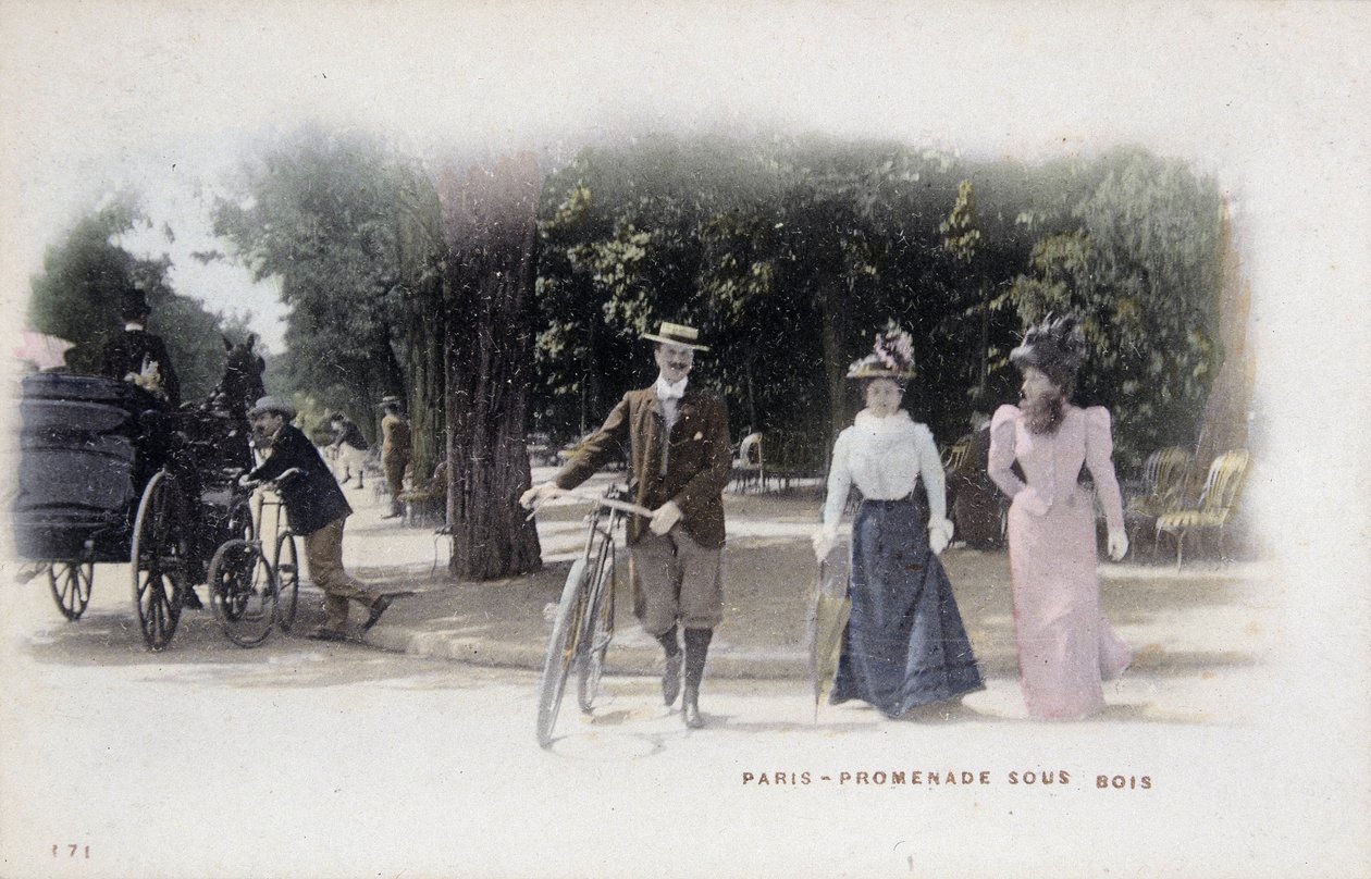 Paris, Promenade sous Bois by Unknown artist