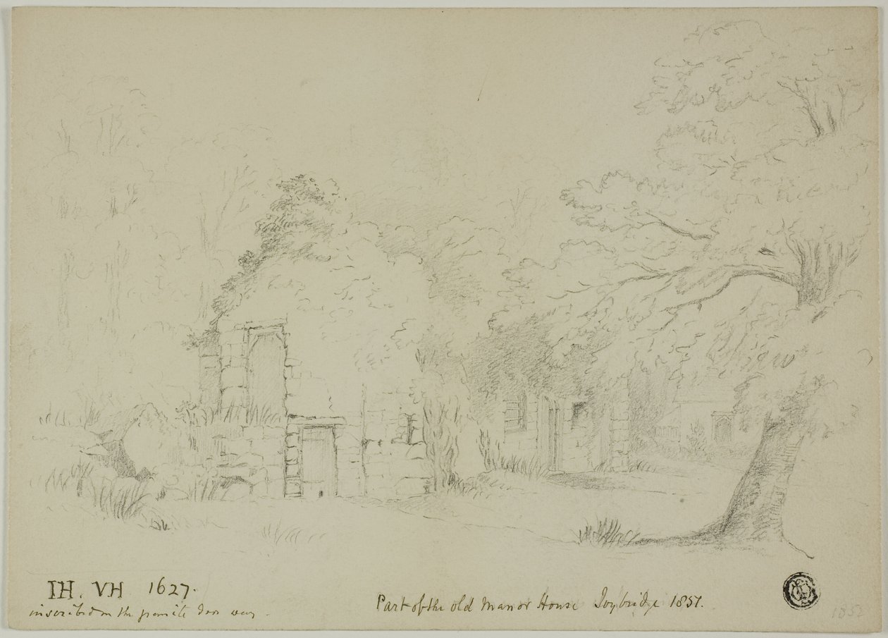 Part of the Old Manor House, Toybridge by Unknown artist