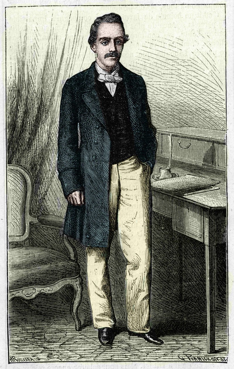 Paul du Chaillu, French Explorer of Equatorial Africa by Unknown artist