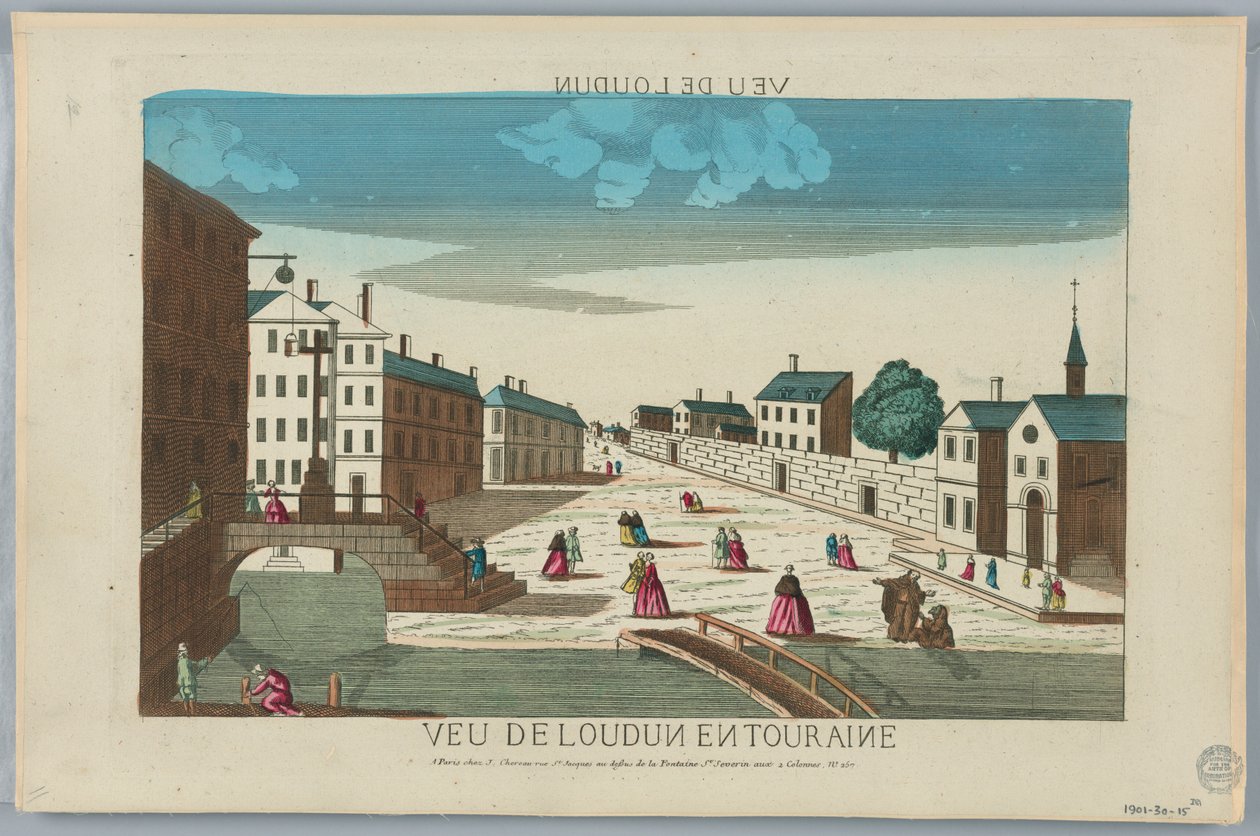 Peep-show, View of London in Touraine by Unknown artist