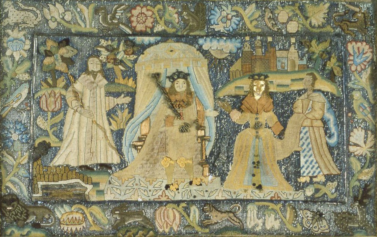 Picture Depicting the Queen of Sheba Before King Solomon by Unknown artist