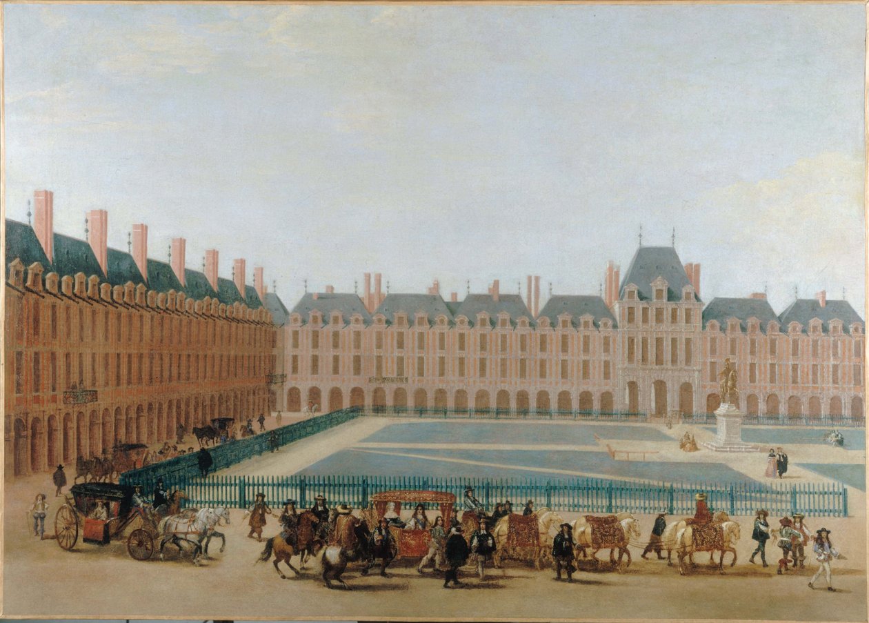 Place Royale, circa 1660; passage of the King