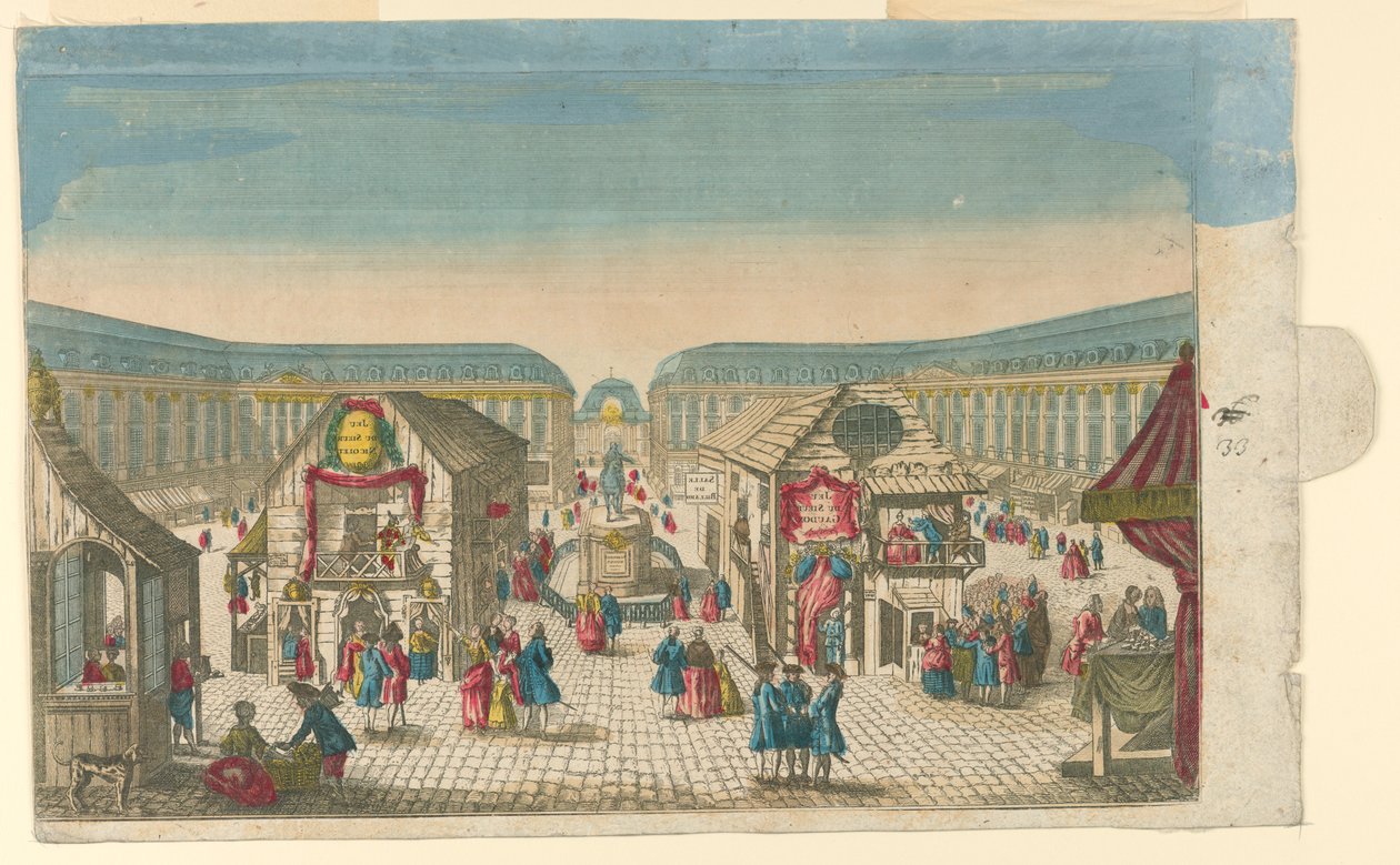 Place Vendôme During the Fair of Saint-Ovide, Paris by Unknown artist