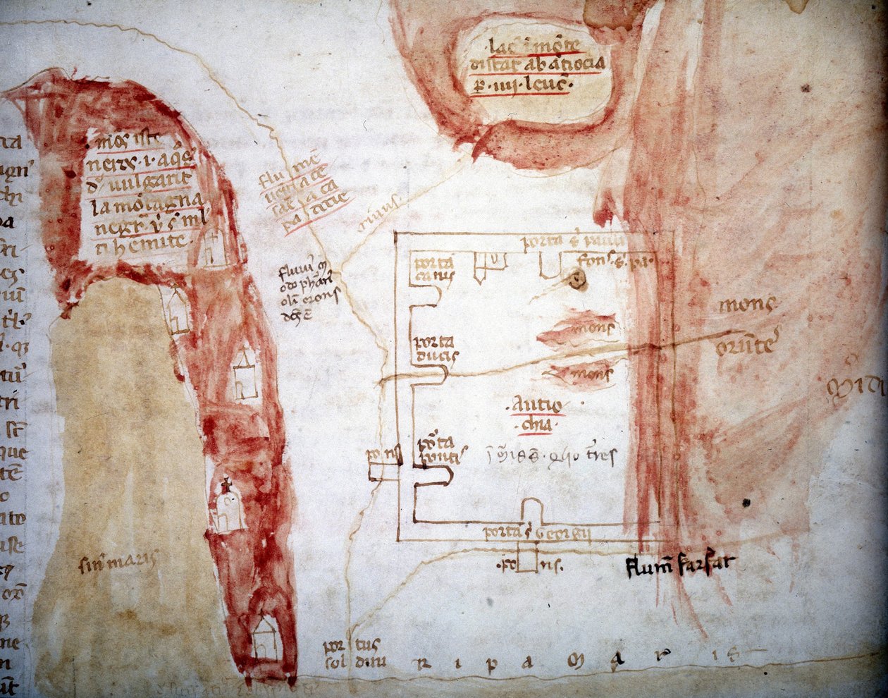 Plan of Antioch (Antakya), city of Turkey - in 