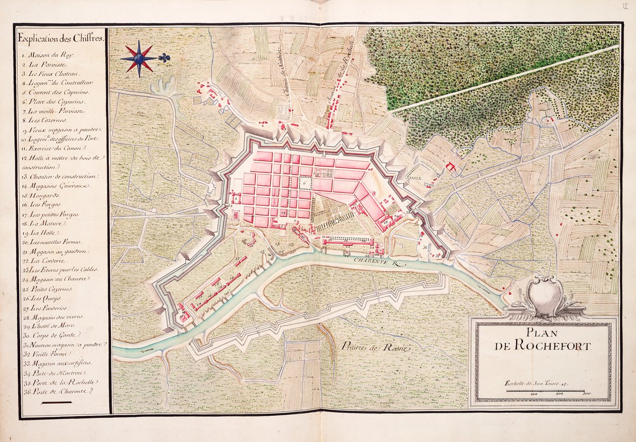 Plan of Rochefort by Unknown artist