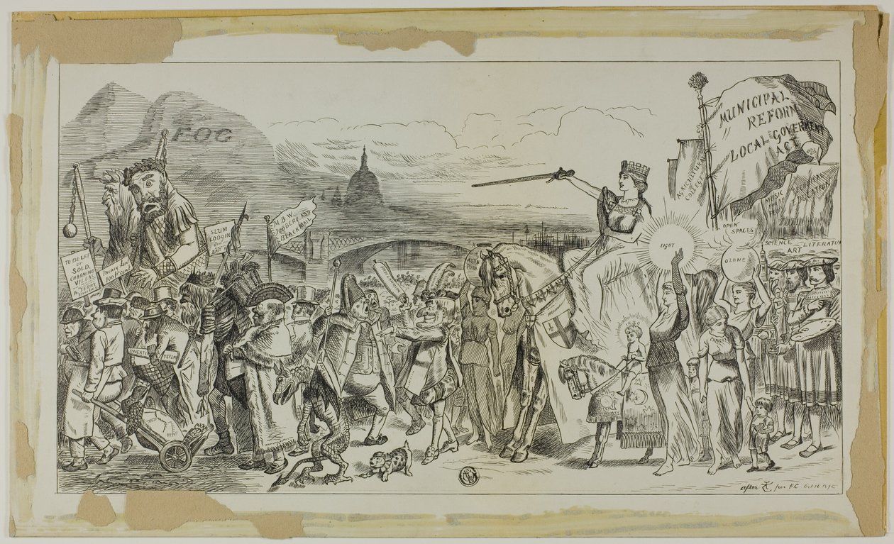 Political Cartoon by Unknown artist