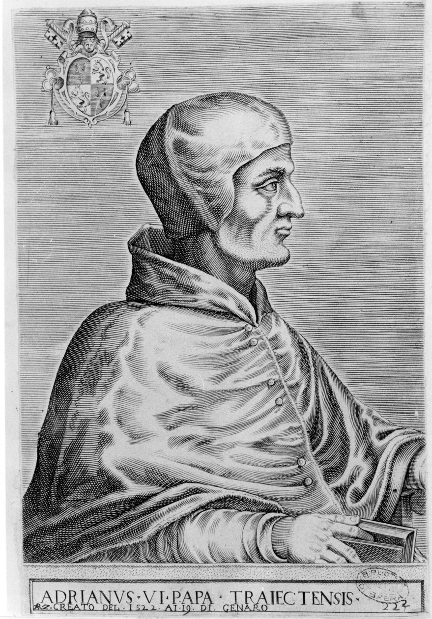 Pope Adrien VI (1459 - 1523) by Unknown artist