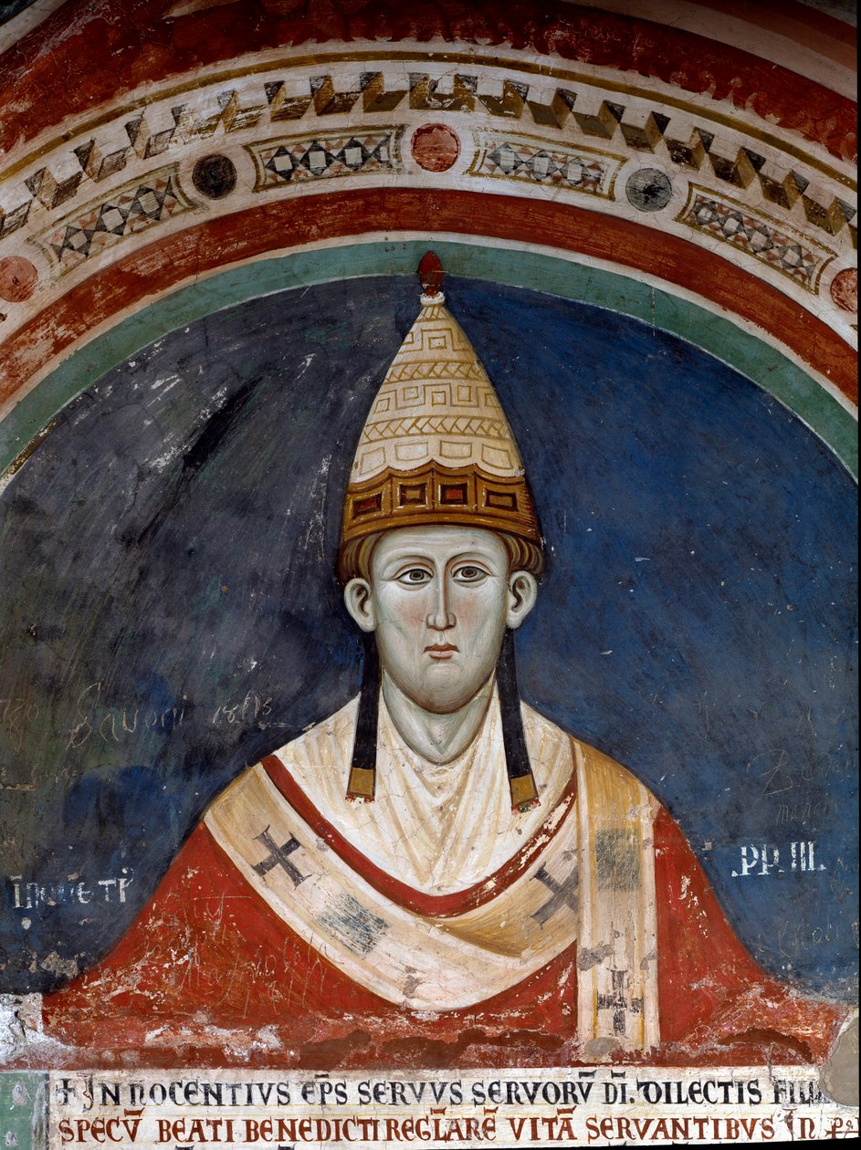 Pope Innocent III (detail) by Unknown artist