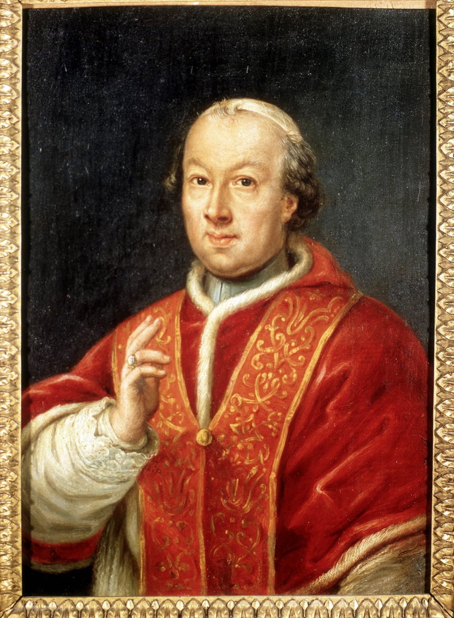 Portrait of Pope Pius VI (1717-1799). Anonymous painting. Rome, Museum of Risorgimento by Unknown artist