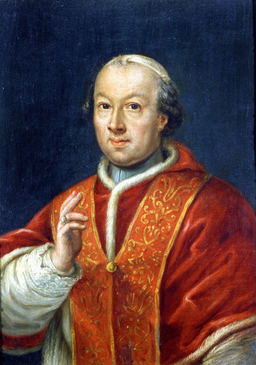Pope Pius VI (1717-1799). Anonymous painting. Rome, Museum of Risorgimento. by Unknown artist