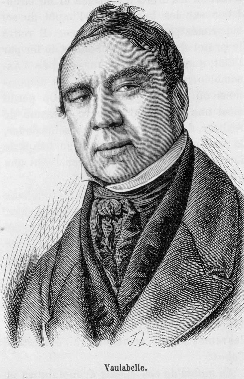 Portrait of Achille Tenaille de Vaulabelle by Unknown artist