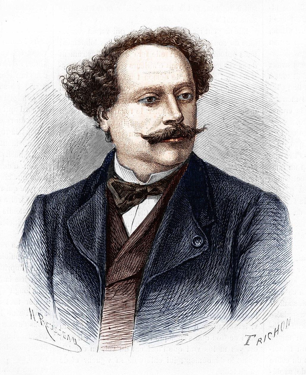 Portrait of Alexandre Dumas Jr., French Writer by Unknown artist