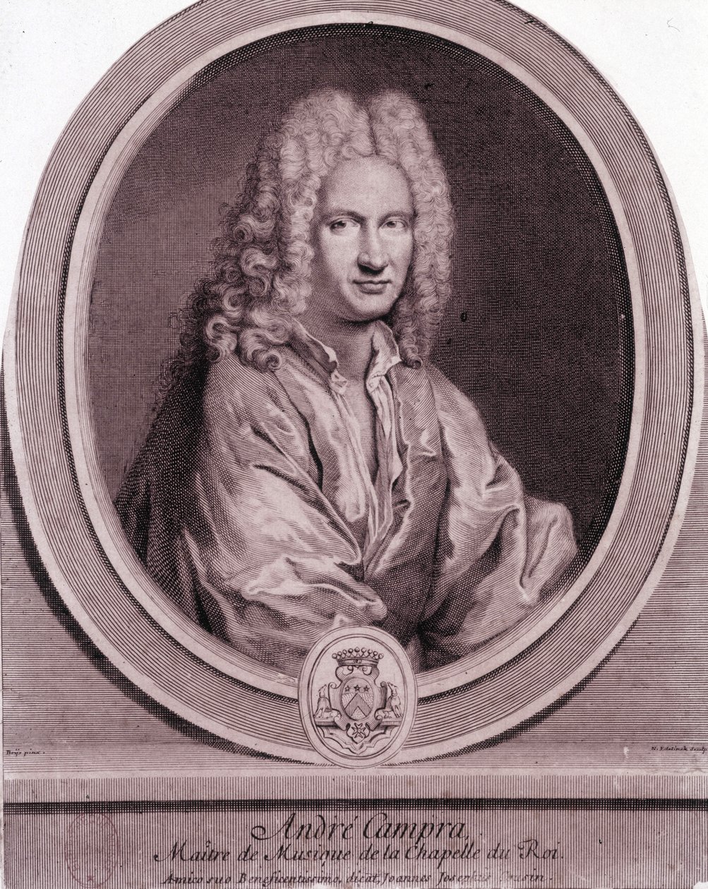 Portrait of André Campra (1660-1744) by Unknown artist