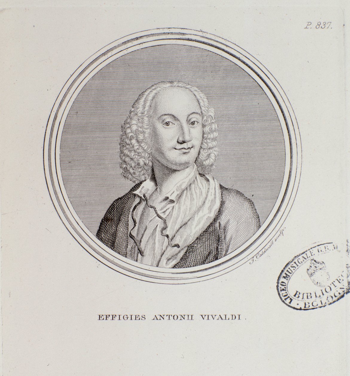 Portrait of Antonio Vivaldi by Unknown artist