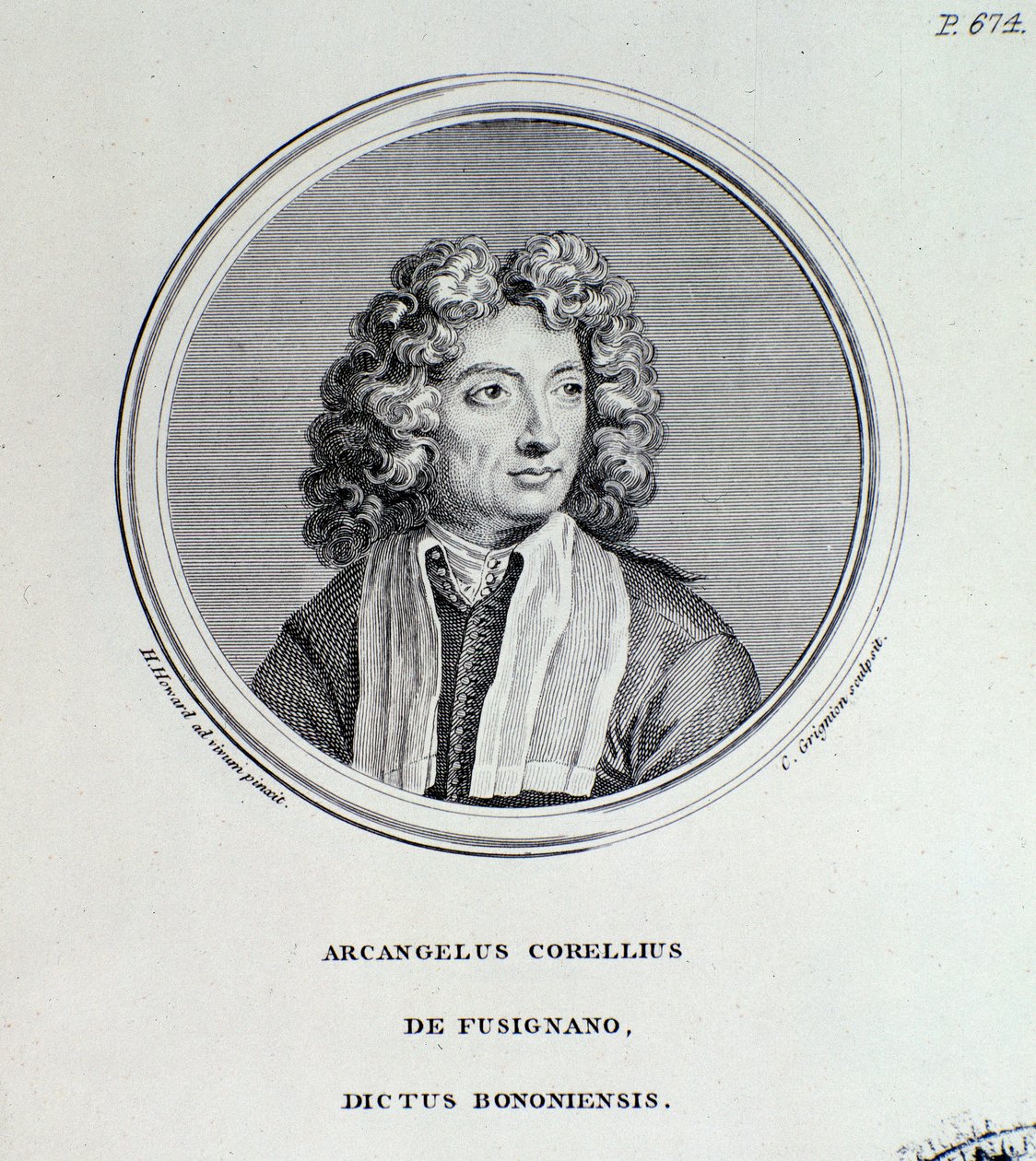 Portrait of Arcangelo Corelli by Unknown artist