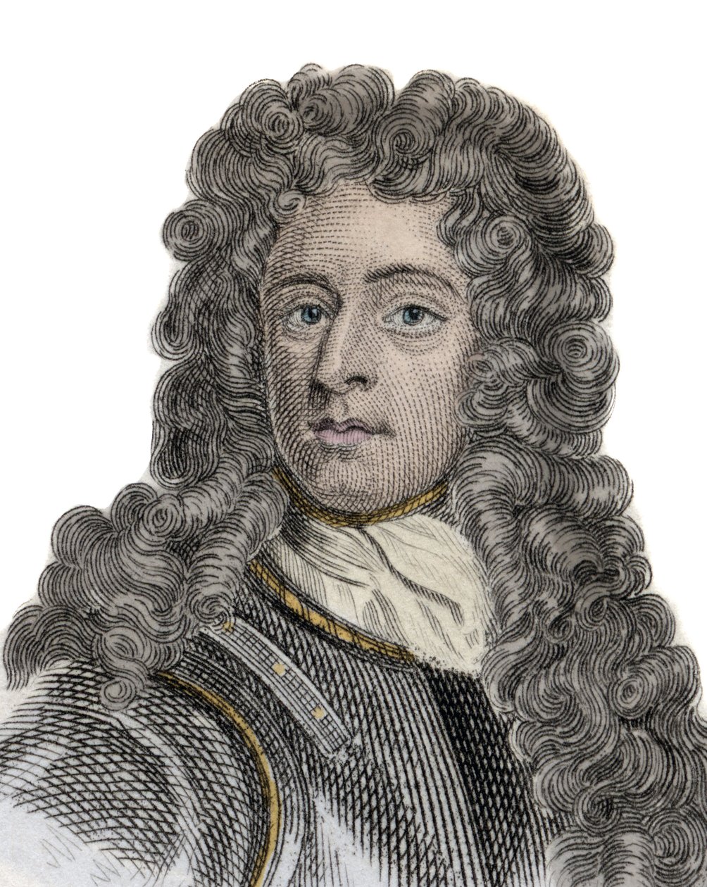 Portrait of Arthur Herbert (1647-1716), Earl of Torrington, Admiral and English politician. Engraving of the 19th century by Unknown artist