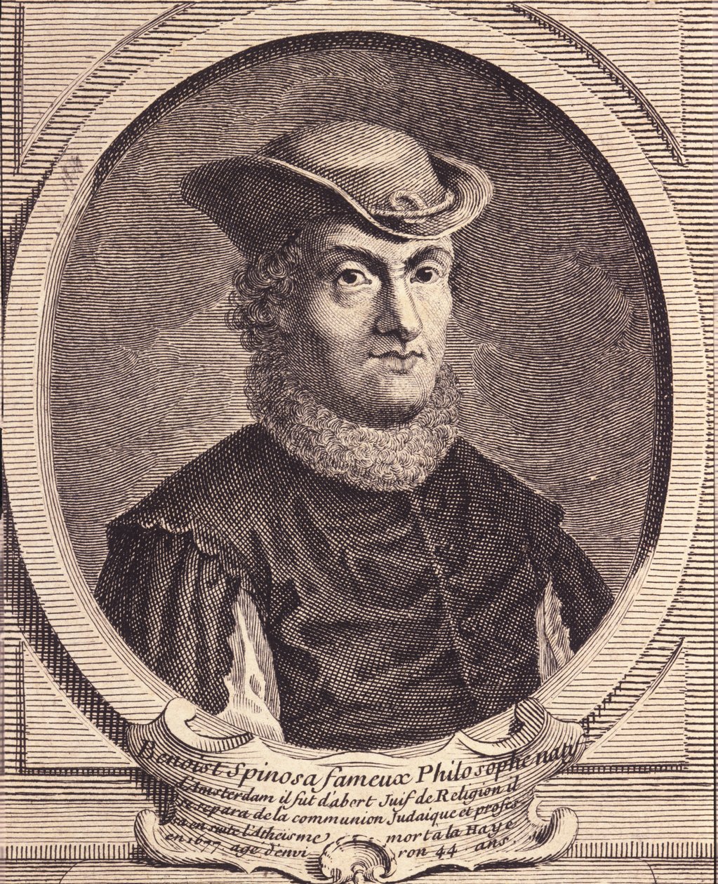 Portrait of Baruch Spinoza (1632-1677), Dutch Philosopher by Unknown artist