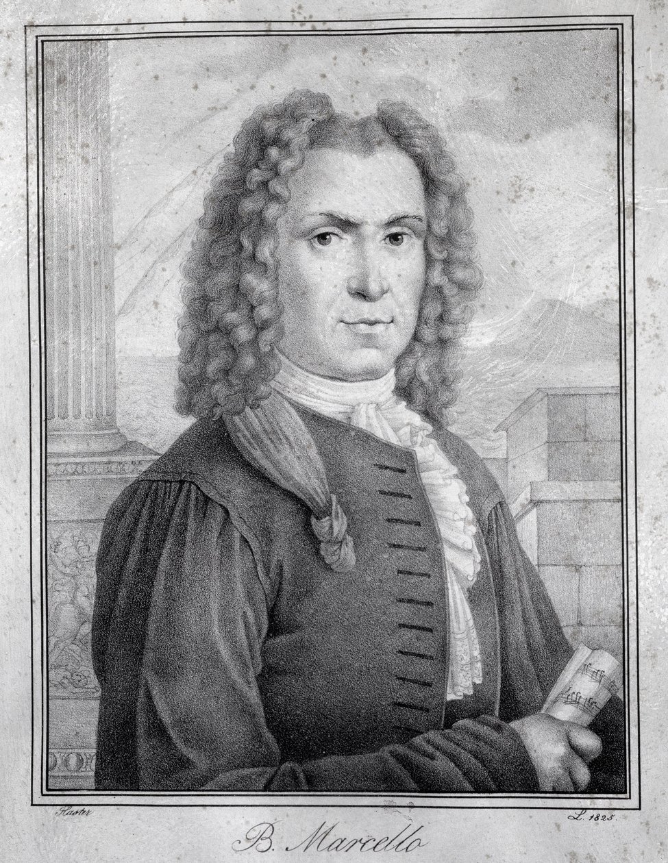 Portrait of Benedetto Marcello (engraving) by Unknown artist