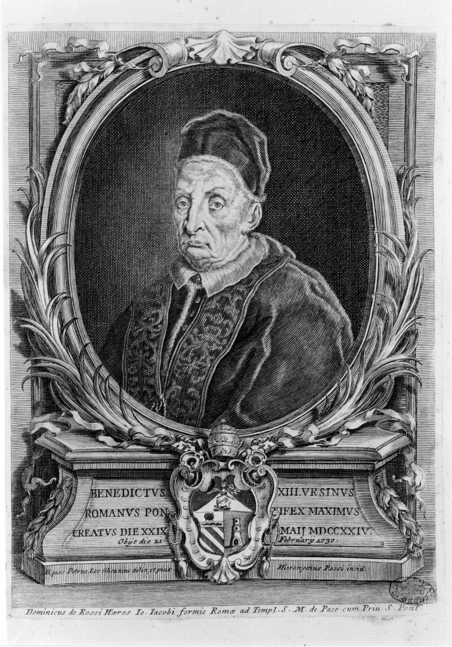 Portrait of Benedict XIII (1649 - 1730) by Unknown artist