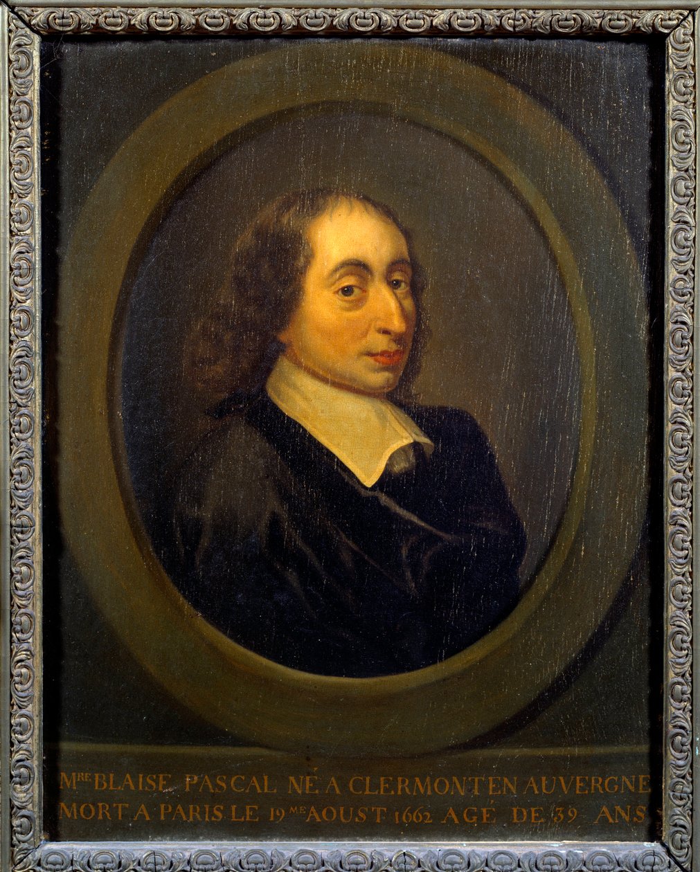 Portrait of Blaise Pascal by Unknown artist