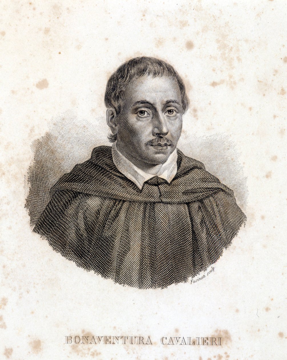Portrait of Bonaventura Cavalieri by Unknown artist