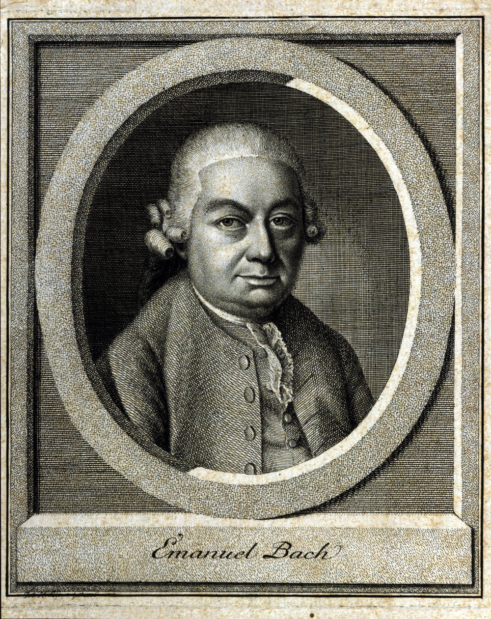 Portrait of Carl Philippe Emanuel Bach, Fifth Child of Johann Sebastian Bach by Unknown artist