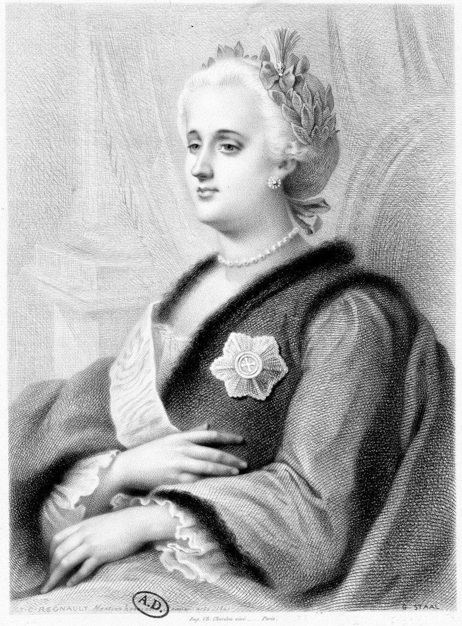 Portrait of Catherine II of Russia by Unknown artist