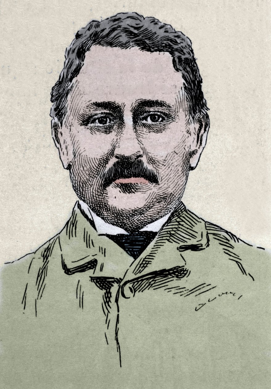 Portrait of Cecil John Rhodes, British businessman and colonial administrator by Unknown artist