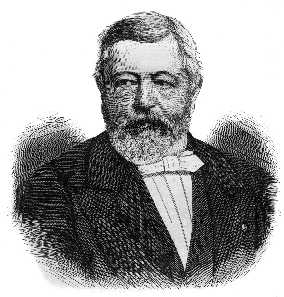 Portrait of Charles de Kerchove by Denterghem (1819-1882) Belgian engineer and liberal politician by Unknown artist
