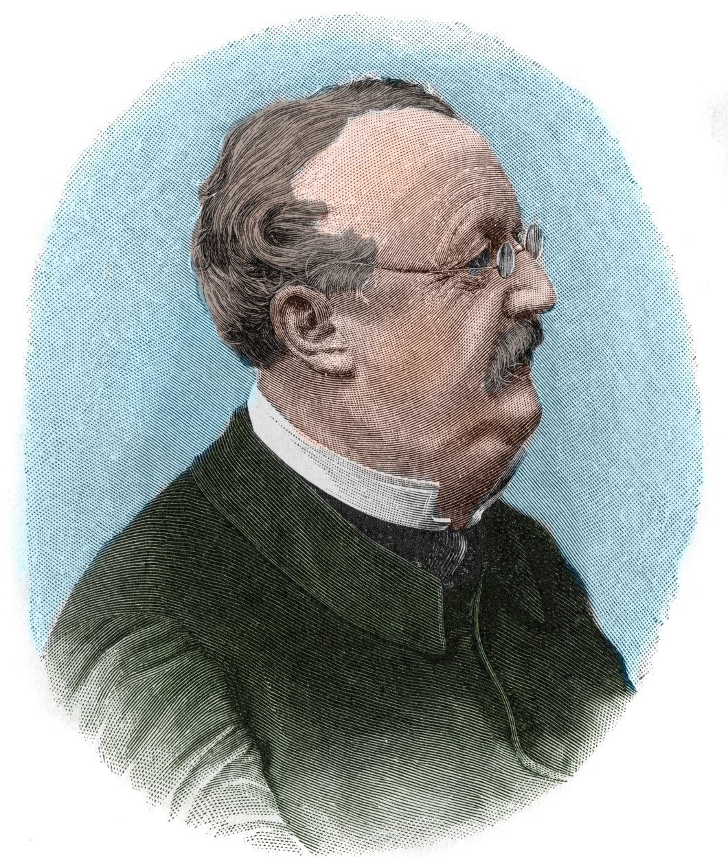 Portrait of Conrad (Konrad) Ferdinand Meyer (1825-1898) Swiss poet and writer in German. by Unknown artist