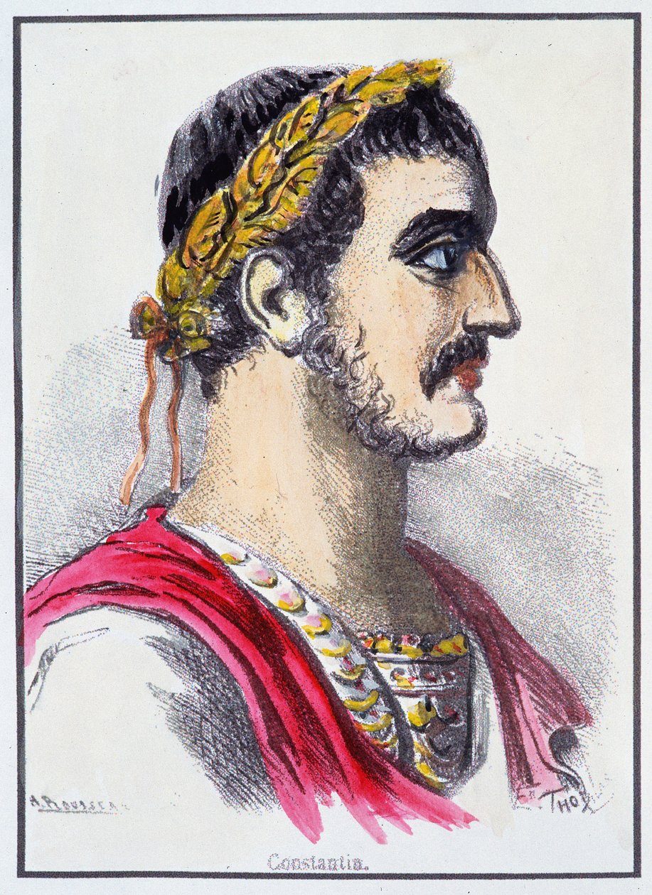 Portrait of Constantine, Roman Emperor by Unknown artist