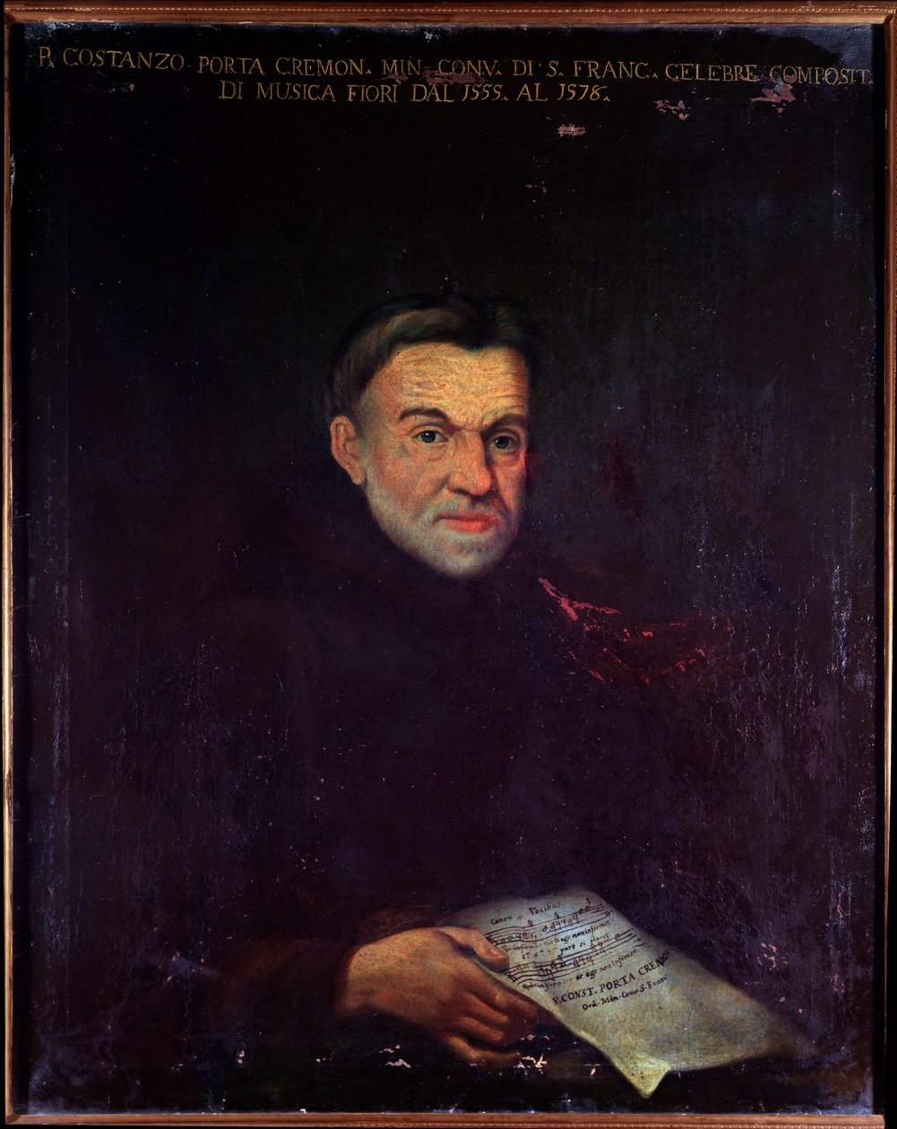 Portrait of Costanzo Porta, Italian Composer by Unknown artist