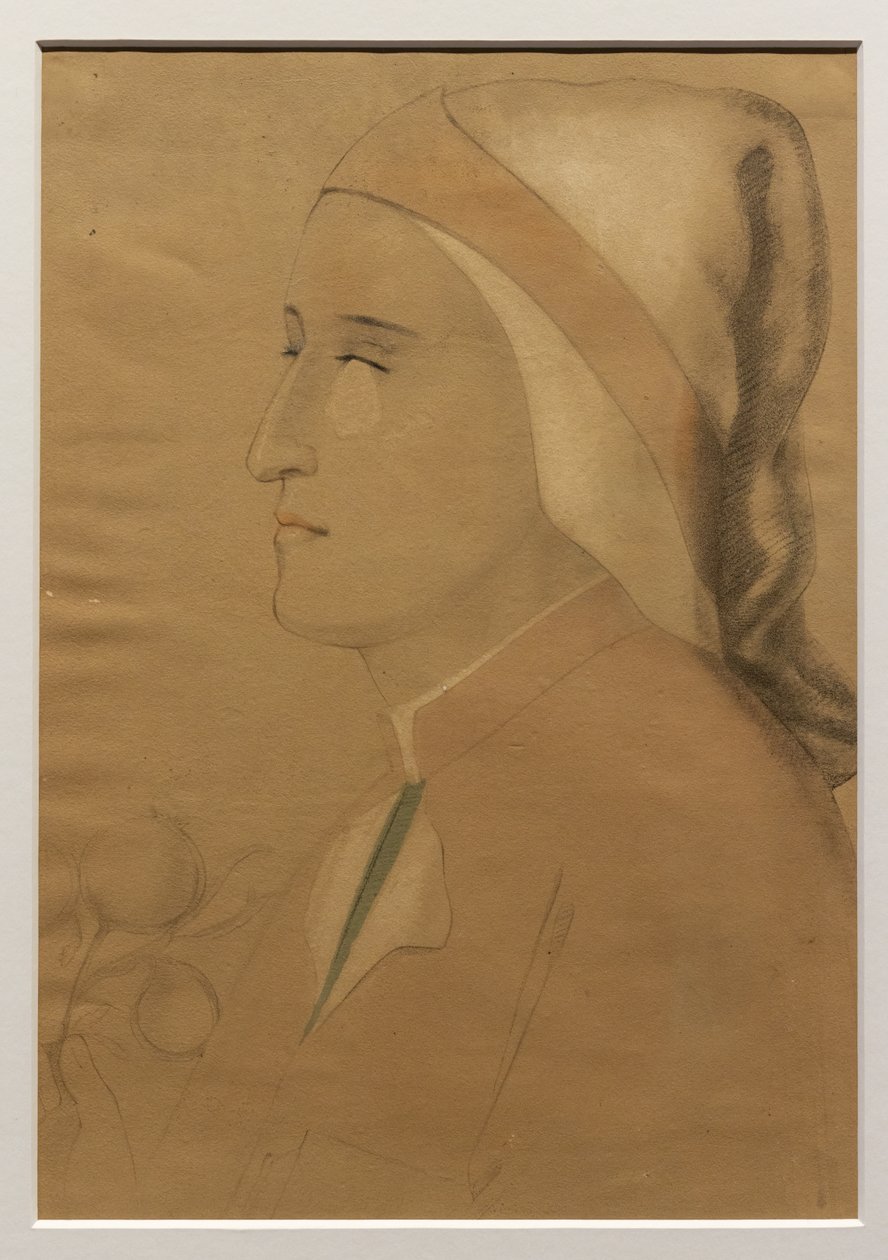Portrait of Dante (detail) by Unknown artist