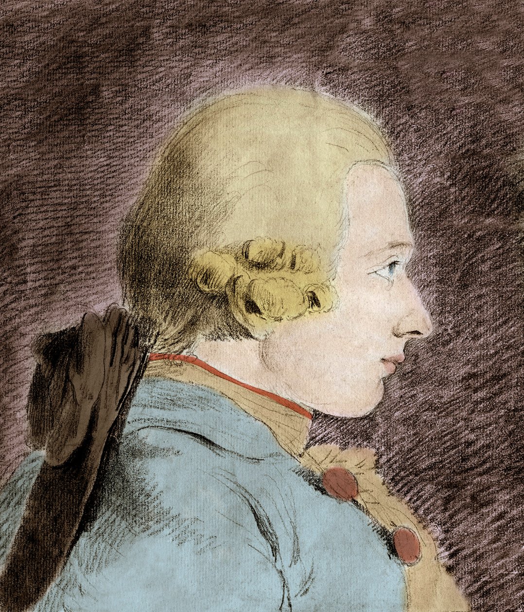 Portrait of Donatian Alphonse Francois de Sade (Marquis de Sade) - after Van Loo by Unknown artist