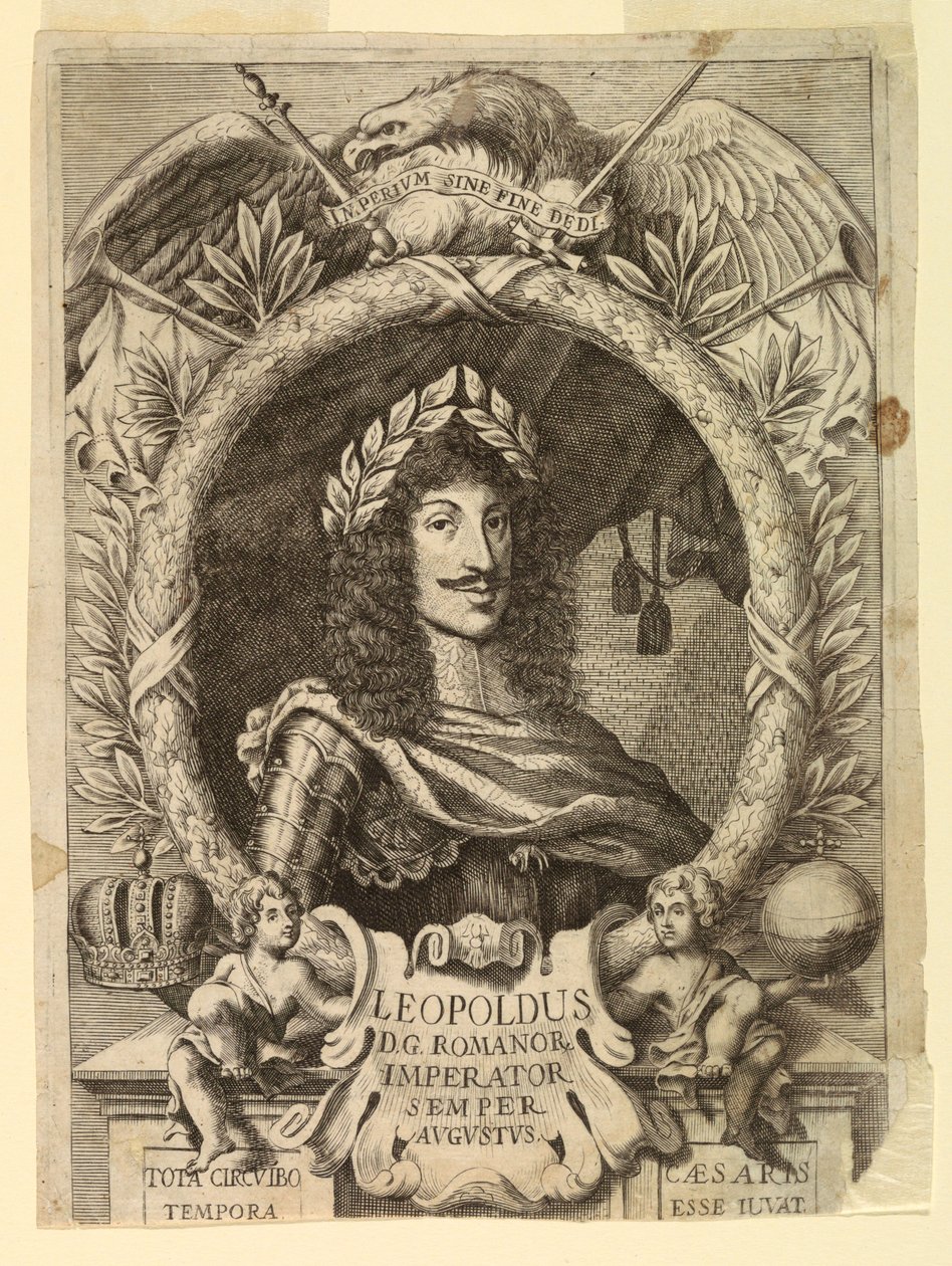 Portrait of Emperor Leopold I (1640-1705) by Unknown artist