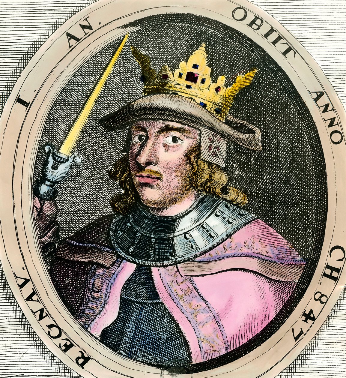 Portrait of Eric I Eigod, King of Denmark by Unknown artist