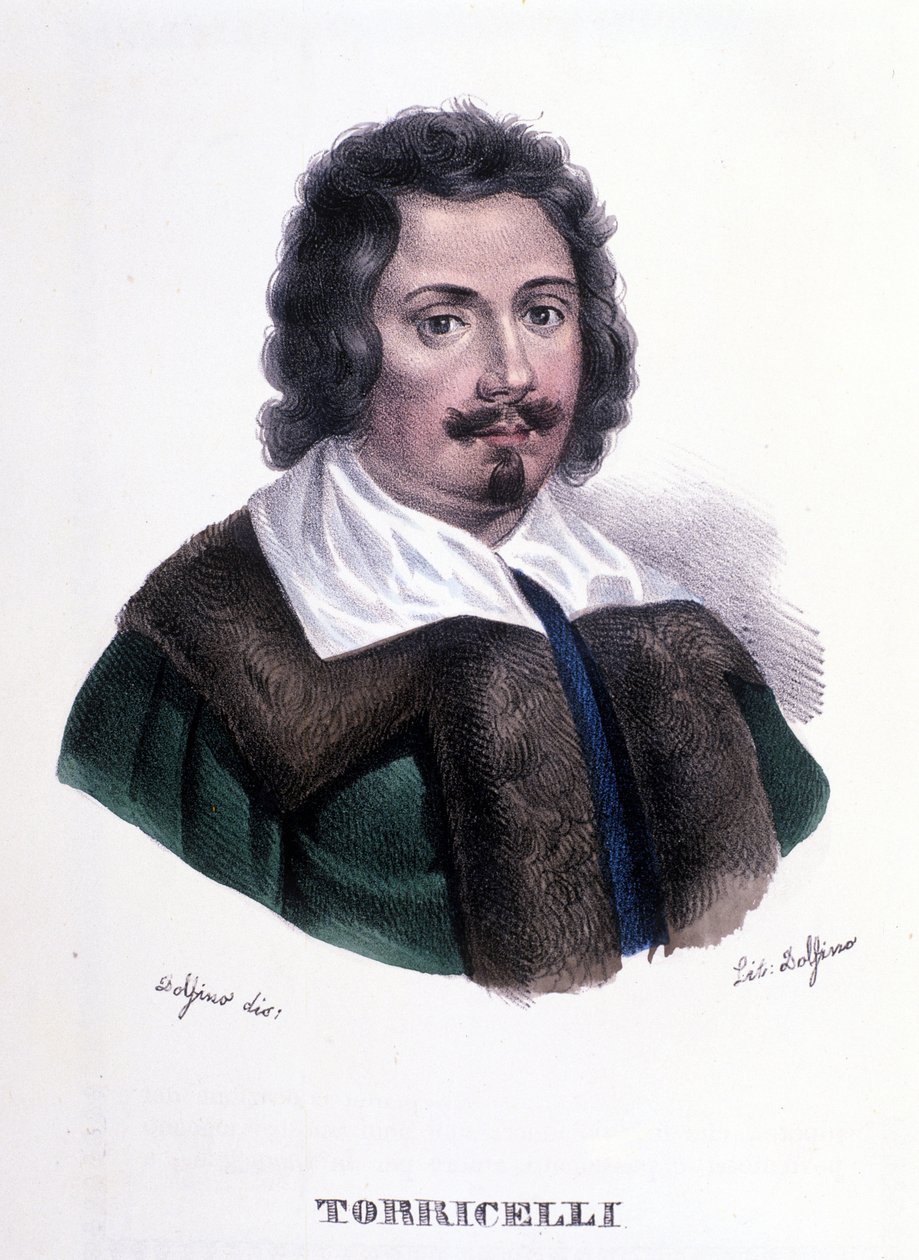Portrait of Evangelista Torricelli, Italian Physicist by Unknown artist