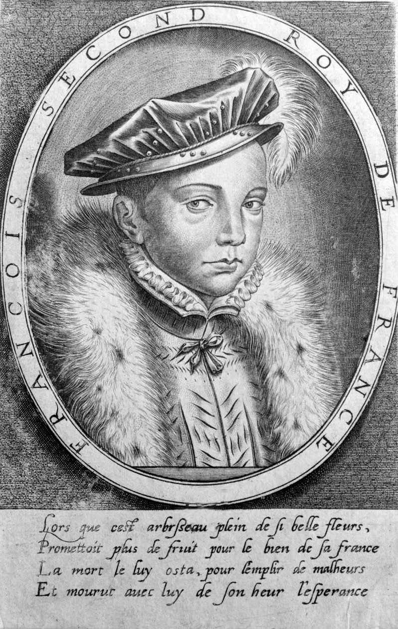 Portrait of François II (1544-1560), King of France. by Unknown artist