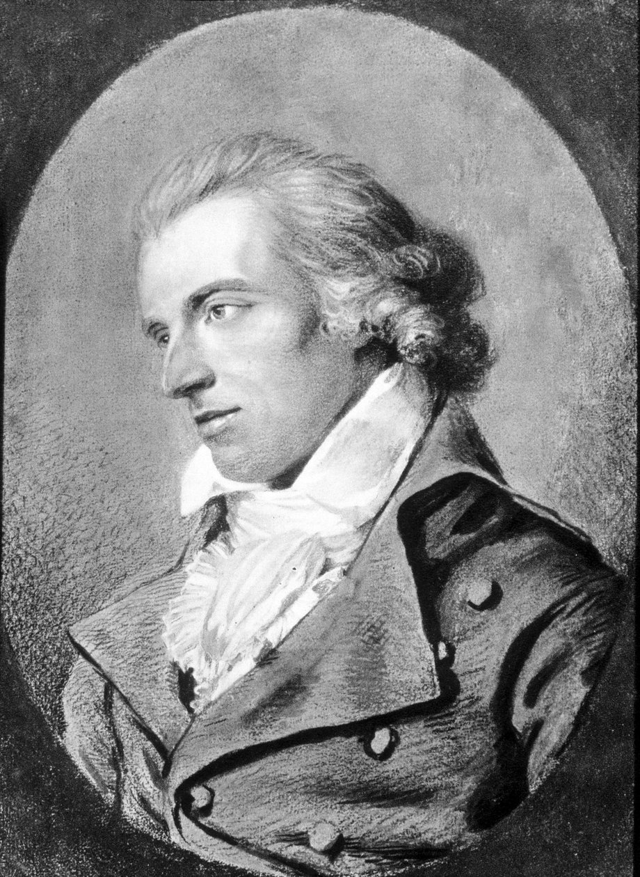 Portrait of Friedrich von Schiller (1759 - 1805) by Unknown artist