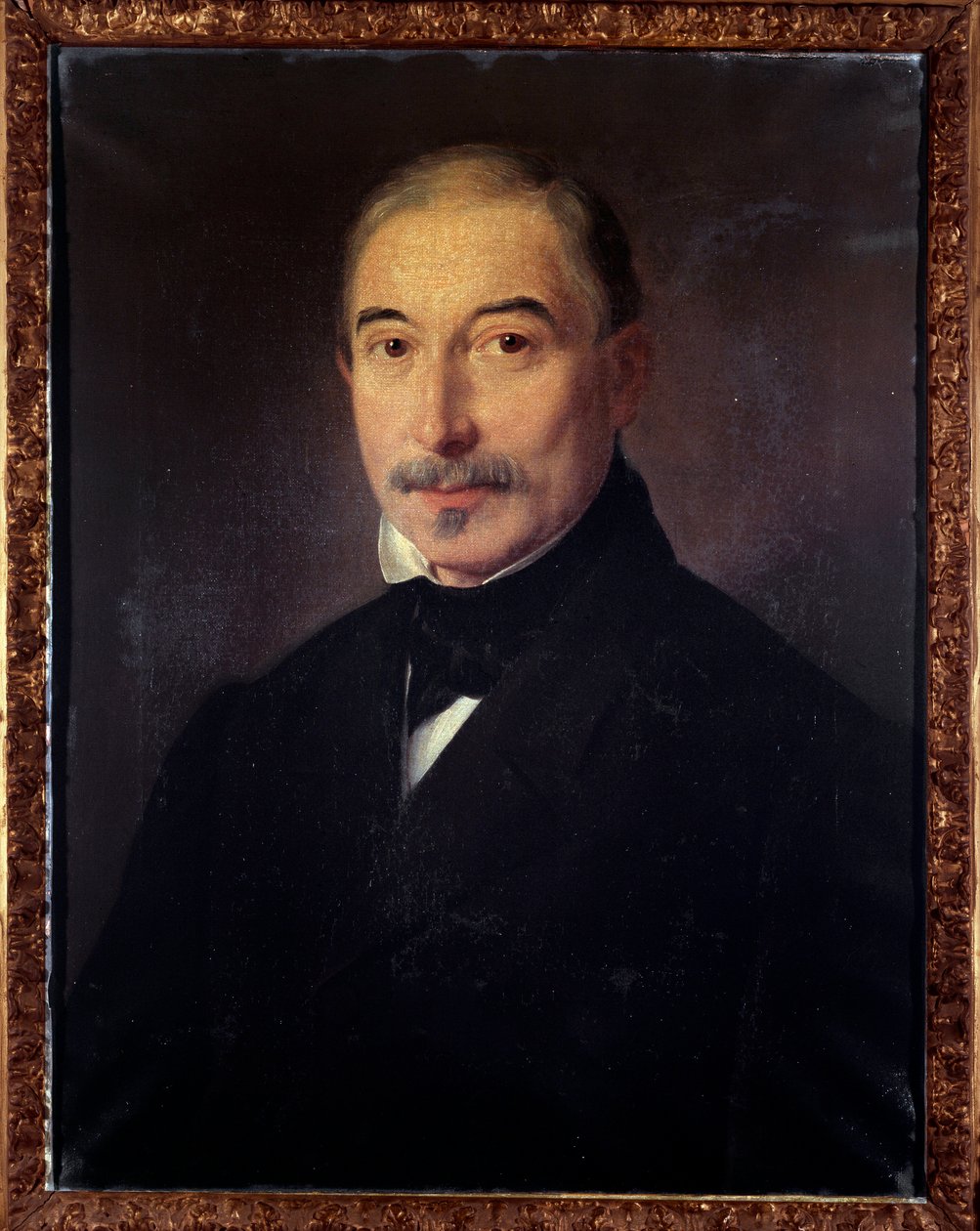 Portrait of Gaetan Brizzi, Italian horn player by Unknown artist