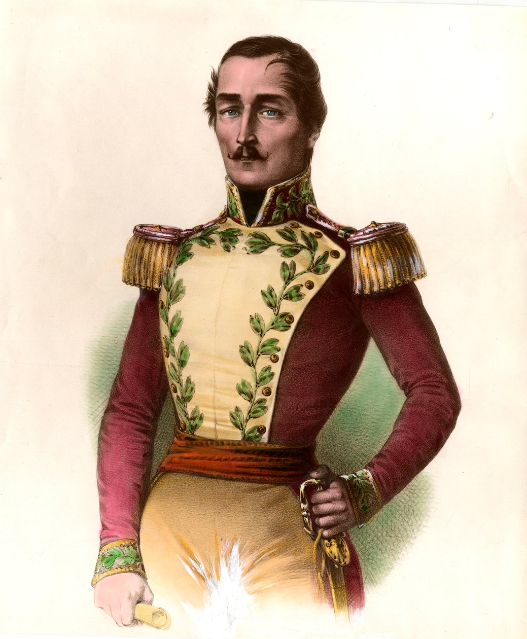Portrait of General Santander by Unknown artist
