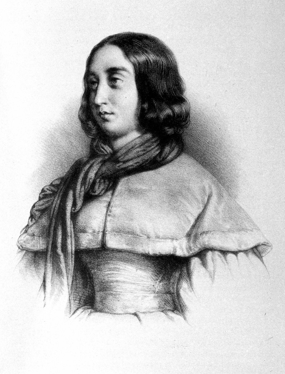 Portrait of George Sand (Aurore Dupin, Baronne Dudevant) (1804-1876) by Unknown artist