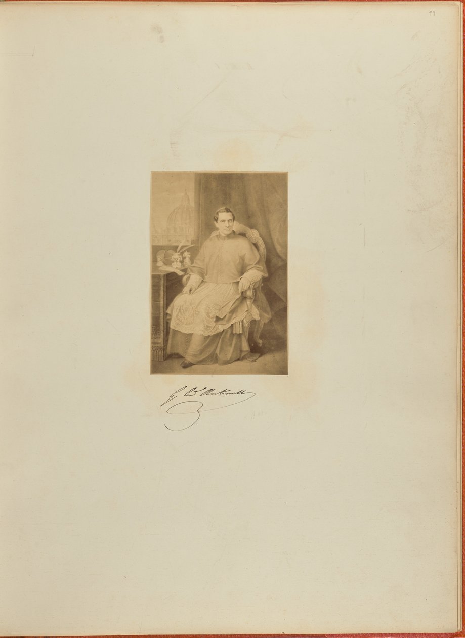 Portrait of Giacomo Antonelli by Unknown artist